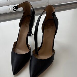 Naturalizer Black Ankle Strap Heels
